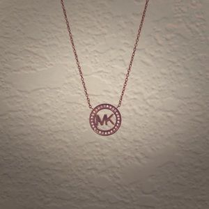 Rose gold Michael kors necklace